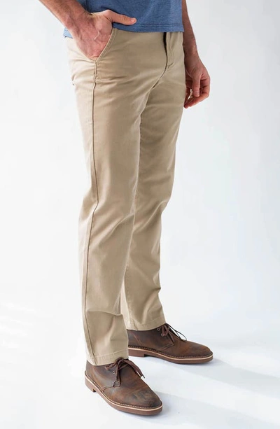 Devil-dog Dungarees Performance Twill Chinos In Rugged Tan