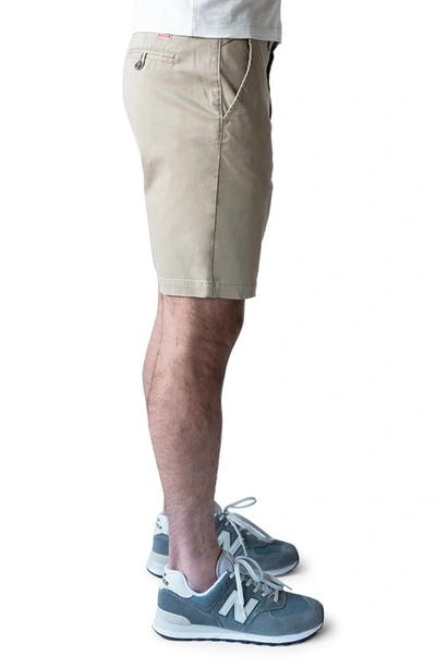 Devil-dog Dungarees Performance Twill Chino Shorts In Rugged Tan
