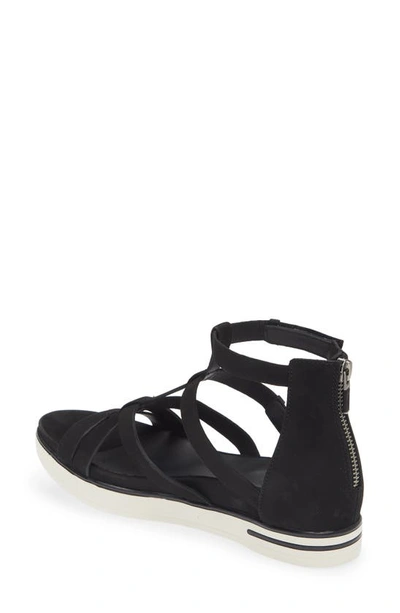 Shop Eileen Fisher Sola Platform Sandal In Black