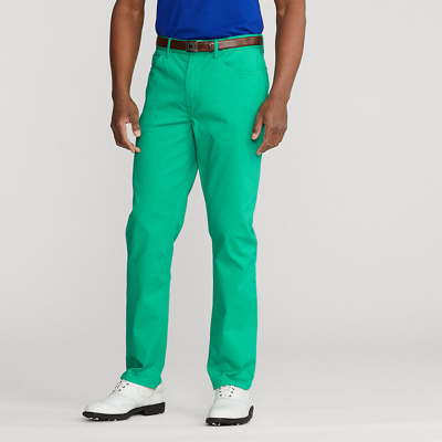 Shop Polo Ralph Lauren Tailored Fit Performance Twill Pant In Cabo Green