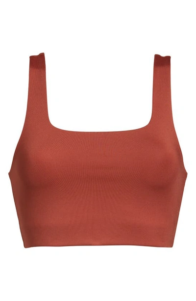 Shop Girlfriend Collective Tommy Sports Bra In Sedona