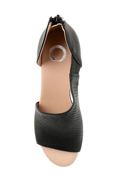 Journee Collection Collection Women's Tru Comfort Foam Wide Width Aretha Wedge In Black