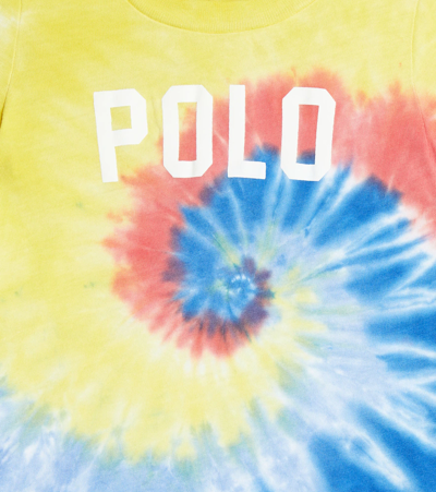 Shop Polo Ralph Lauren Baby Tie-dye Cotton T-shirt In Watercolor Tie Dye