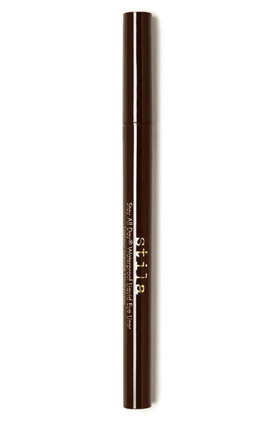 Shop Stila Stay All Day® Waterproof Liquid Eyeliner In Dark Brown