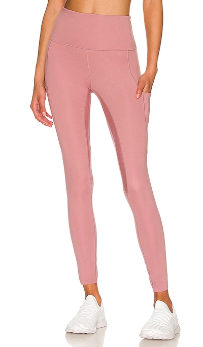 Shop Wellbeing + Beingwell Movewell Riviera 7/8 Legging In Mauve