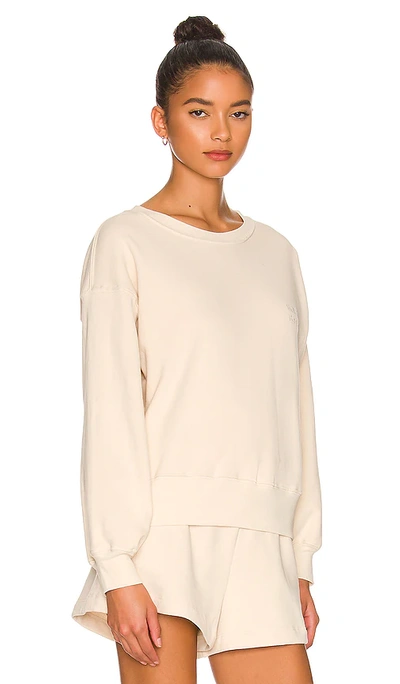 Shop Wellbeing + Beingwell Goldie Sweatshirt In Cream