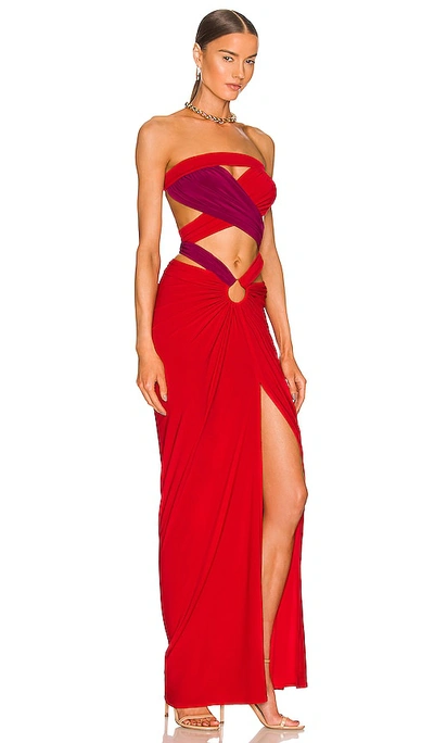J.angelique Femi Gown In Red