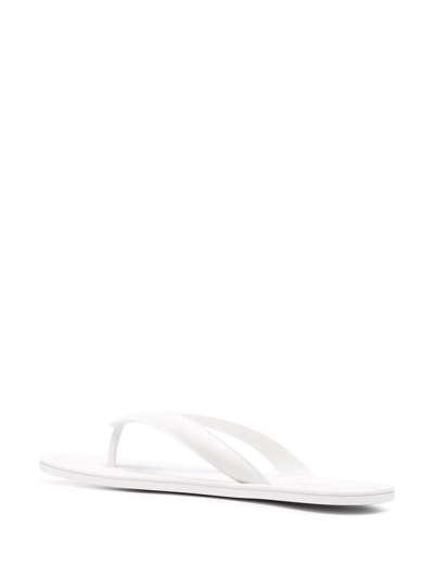 Maison Margiela Split-toe Rubber Flip Flops In Weiss