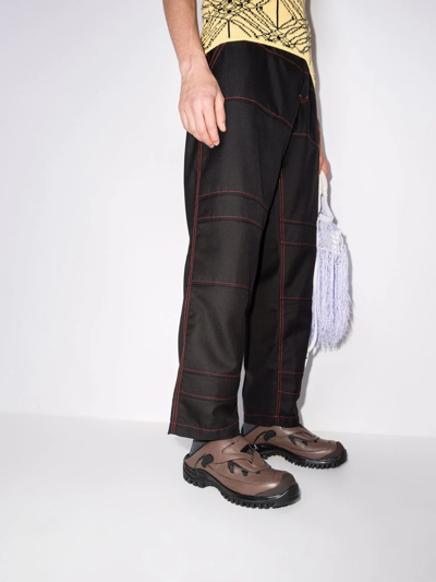 Brown Wessex Sabo Slip-on Leather Sneakers