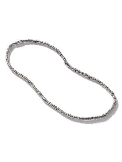 Shop John Hardy Classic Chain Heishi Silver Necklace
