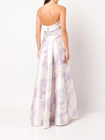 Shop Sachin & Babi Brielle Long-length Gown In Violett