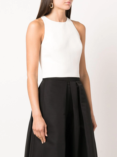 Sachin & Babi Lexi Cropped Tank Top In Weiss