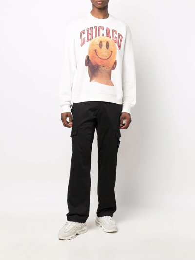 Ih Nom Uh Nit Graphic-print Sweatshirt In Nude