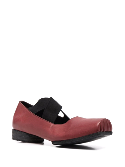 Shop Uma Wang Low Heel Loafers In Rot