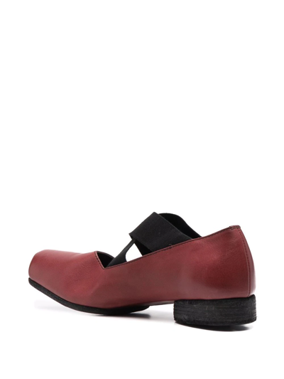 Shop Uma Wang Low Heel Loafers In Rot