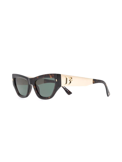 Shop Dsquared2 Cat-eye Sunglasses In Braun