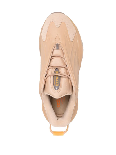 Adidas Originals Leather Low-top Sneakers In Nude