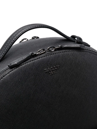 Bally Maverick Recycled-leather Backpack In Schwarz