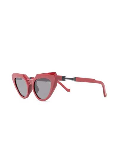 Vava Eyewear Chunky Cat Eye Sunglasses In Rot