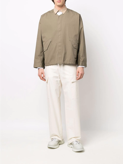 Jil Sander Side Cargo-pocket Trousers In Nude