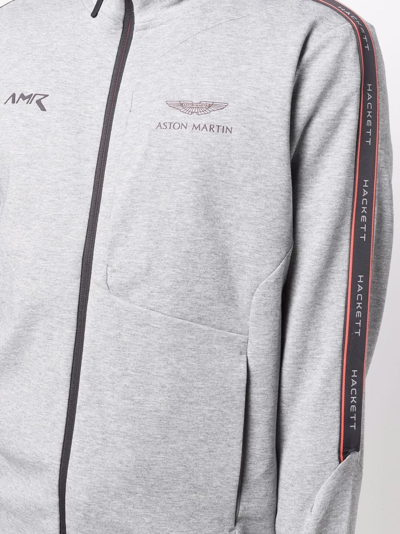 Shop Hackett Aston Martin Racing Jacket In Grau