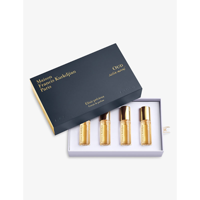 Shop Maison Francis Kurkdjian Oud Satin Mood Limited-edition Extrait De Parfum 4 X 4ml