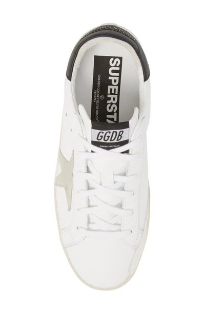 Shop Golden Goose Superstar Lace-up Sneaker In White/ Grey