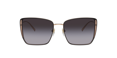 Shop Bvlgari Woman Sunglasses Bv6176 In Grey Gradient