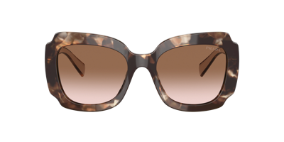 Prada Woman Sunglasses Pr 16ysf In Brown Gradient