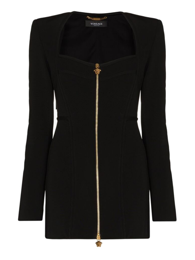 Shop Versace Jacket  In Black