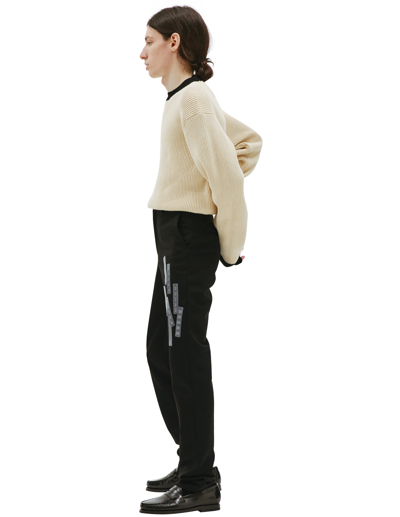 Shop Doublet Stretching Onesize Trousers In Black