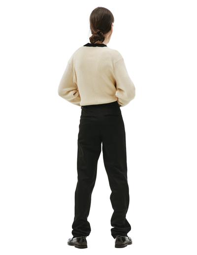 Shop Doublet Stretching Onesize Trousers In Black