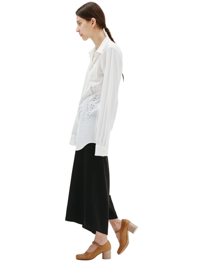 Shop Doublet Stretching Onesize Shirt In White