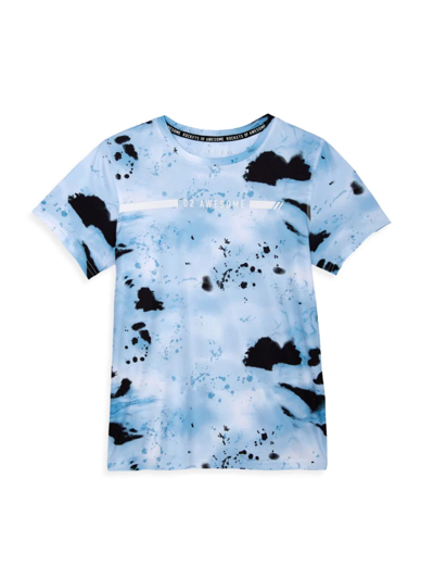 Shop Rockets Of Awesome Little Boy's & Boy's Tie-dye Active T-shirt In Blue