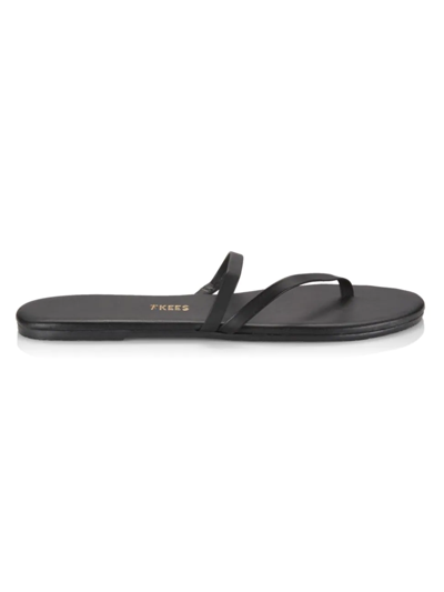 Shop Tkees Women's Sarit Leather Sandals In Black