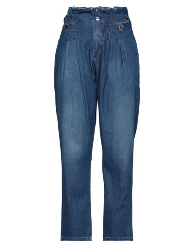 Shop Pinko Woman Jeans Blue Size 30 Cotton, Lycra