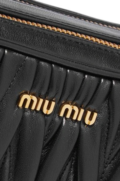 Shop Miu Miu Small Matelassé Leather Camera Bag