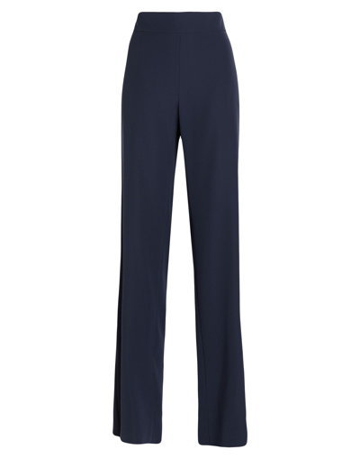 Shop Emporio Armani Woman Pants Midnight Blue Size 10 Polyester