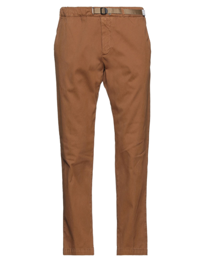 Shop White Sand 88 Pants In Camel