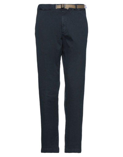 Shop White Sand 88 Pants In Dark Blue