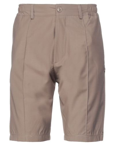Shop Black Circus Man Shorts & Bermuda Shorts Light Brown Size S Cotton, Polyester, Elastane In Beige