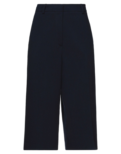 Shop Nina 14.7 Cropped Pants In Dark Blue