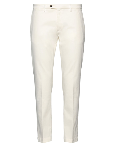 Shop Briglia 1949 Man Pants White Size 38 Cotton, Elastane