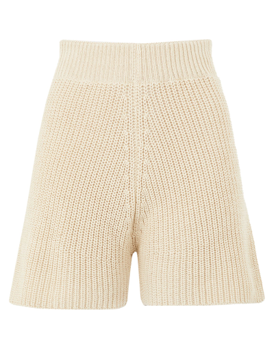 Shop 8 By Yoox Woman Shorts & Bermuda Shorts Beige Size Xl Cotton