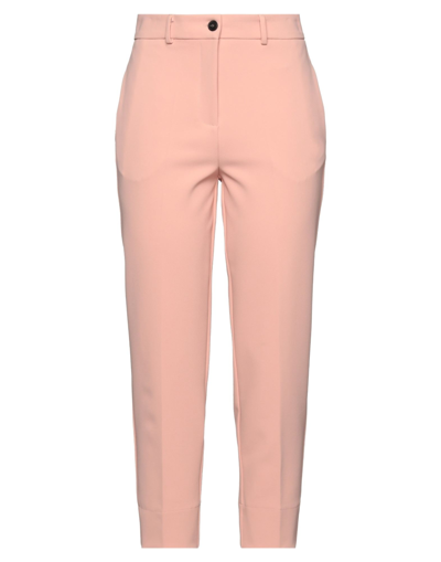 Shop Solotre Woman Pants Blush Size 8 Polyester, Elastane In Pink