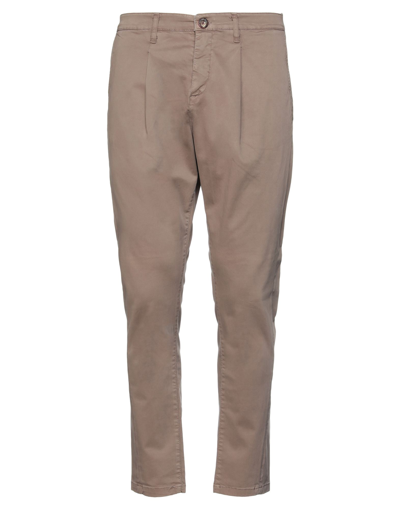 Shop Daniel Ray Man Pants Dove Grey Size 28 Cotton, Elastane
