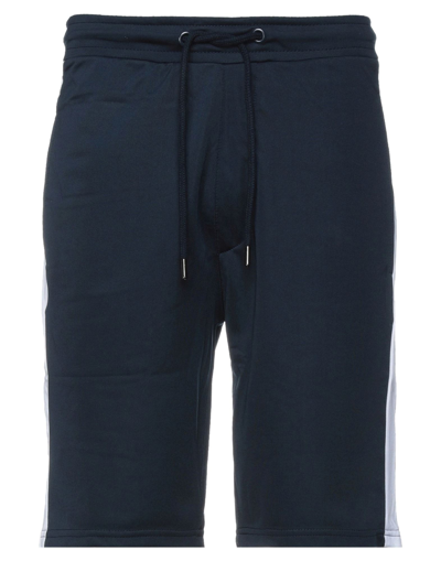 Shop Solid ! Man Shorts & Bermuda Shorts Midnight Blue Size L Polyester