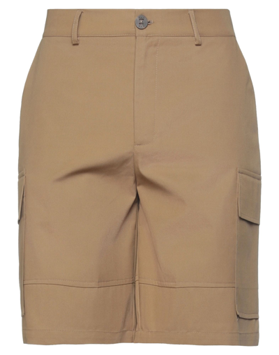 Shop C.9.3 Man Shorts & Bermuda Shorts Khaki Size 36 Polyester, Cotton In Beige