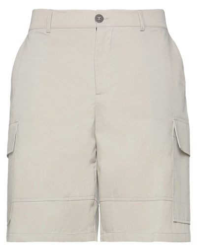 Shop C.9.3 Man Shorts & Bermuda Shorts Light Grey Size 34 Polyester, Cotton