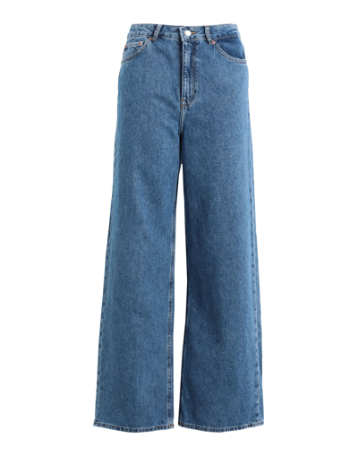 Shop Jjxx By Jack & Jones Woman Jeans Blue Size 28w-32l Cotton, Recycled Cotton